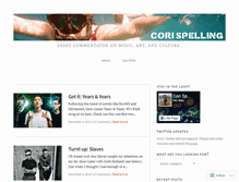 Tablet Screenshot of corispelling.com